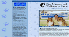 Desktop Screenshot of dogmassageandwellness.com